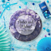 Lila Hydrangea lila Blume lila Pappteller (Party)