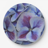 Lila Hydrangea Pappteller (Vorderseite)