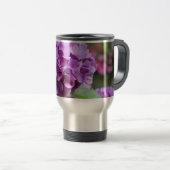 Lila Hydrangea-Reise/Pendlerfahrten Tasse (VorderseiteRechts)