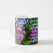 Lila Hydrangea - Tasse (Vorderseite Links)