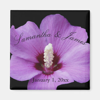 Lila Hydrangea Up Nah Hochzeit Magnet