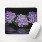 Lila Hydrangea Wasserreflektion Mousepad (Mit Mouse)