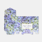 Lila Hydrangea Wedding Geschenkschachtel (Ungefaltet)