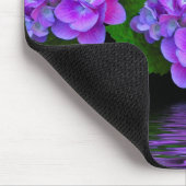 Lila Hydrangeas Mousepad (Ecke)
