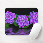 Lila Hydrangeas Mousepad (Mit Mouse)