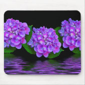 Lila Hydrangeas Mousepad (Vorne)