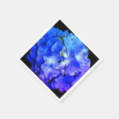 Lila Hydrangeas Serviette (Ecke)