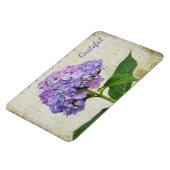 Lila Hydrangee Dankbarkeit Magnet (Linke Seite)