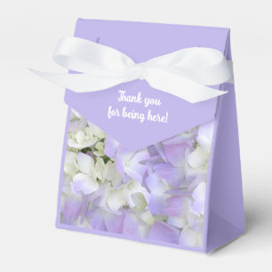 Lila Hydrangeen Brautjungfern Dankeschön-Geschenkb Geschenkschachtel
