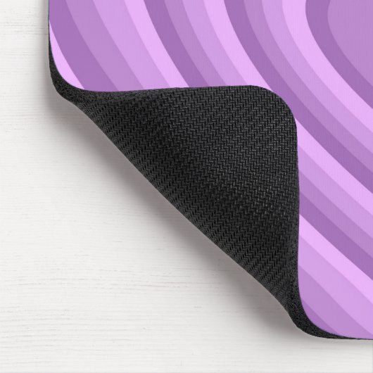 Lila Hypnotic Heart Liebe Muster Mousepad (Ecke)