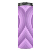 Lila Hypnotic Heart Liebe Muster Thermosbecher (Rückseite)