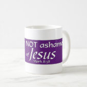 LILA_I BIN NICHT ASHAMED DER JESUS-TASSE_Mark838 Kaffeetasse (VorderseiteRechts)
