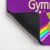 LILA I LIEBE GYMNASTICS-DESIGN MOUSEPAD (Ecke)