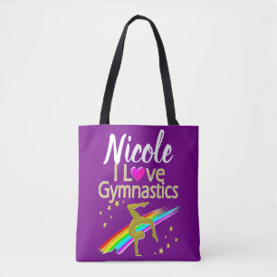 LILA I LIEBE GYMNASTICS-DESIGN TASCHE