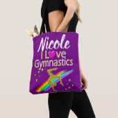 LILA I LIEBE GYMNASTICS-DESIGN TASCHE (Von Nahem)
