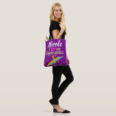 LILA I LIEBE GYMNASTICS-DESIGN TASCHE (Am Model)