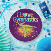 LILA I LIEBE GYMNASTICS LILA TELLER (Party)