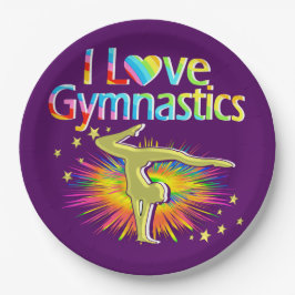 LILA I LIEBE GYMNASTICS LILA TELLER