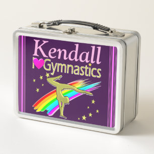 LILA I LIEBE GYMNASTICS LUNCHBOX
