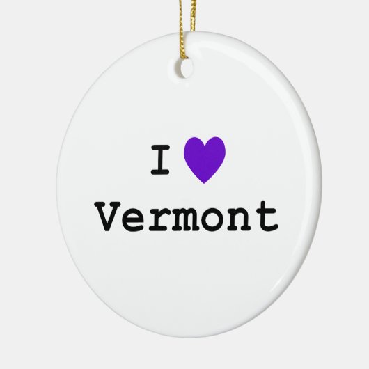 Lila I Liebe Vermont Keramikornament (Links)