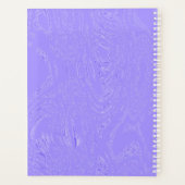 Lila Ice Diary Spiral Notebook Planer (Rückseite)