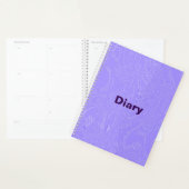 Lila Ice Diary Spiral Notebook Planer (Anzeige)
