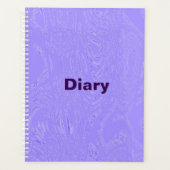 Lila Ice Diary Spiral Notebook Planer (Vorderseite)