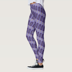 Lila Ice Lolly Grape Popsicle Pop Sommer Feinschme Leggings