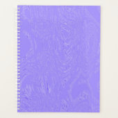 Lila Ice Spiral Notebook Planer (Vorderseite)