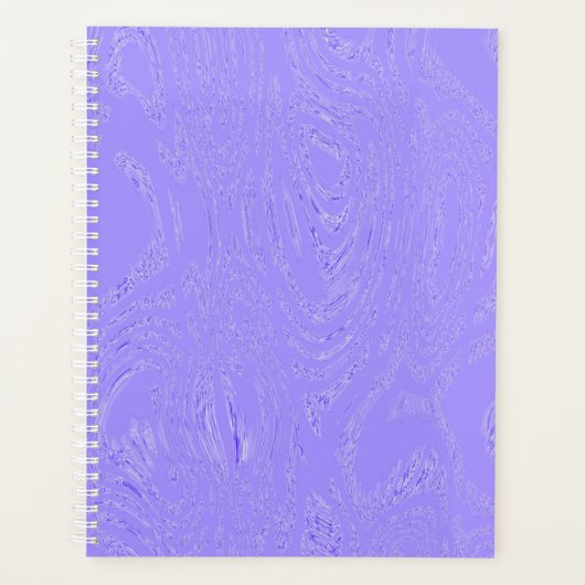 Lila Ice Spiral Notebook Planer (Vorderseite)