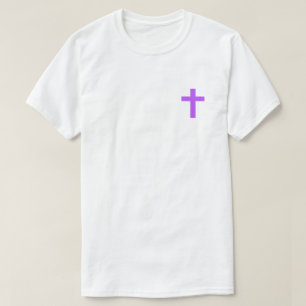 Lila Ich Glaube An Jesus T-Shirt