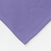 Lila, ich Liebe, dass du viel bewunderst! Fleecedecke (Ecke)