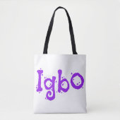 Lila Igbo Tasche (Vorderseite)