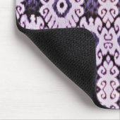 Lila Ikat Mousepad (Ecke)