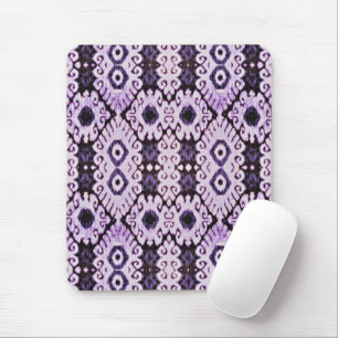 Lila Ikat Mousepad