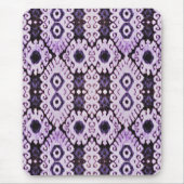 Lila Ikat Mousepad (Vorne)