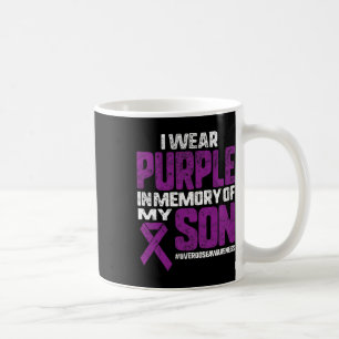 Lila im Gedächtnis meines Sohnes Überdosierung Kaffeetasse