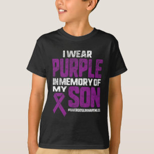 Lila im Gedächtnis meines Sohnes Überdosierung T-Shirt
