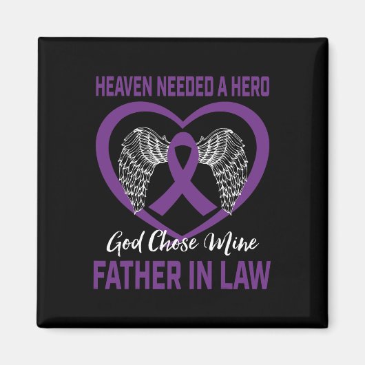 Lila im Gedenken an den Vater im Jura Magnet (Vorne)