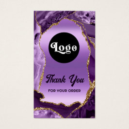 Lila Imitat Folienverpackung