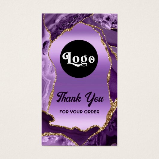 Lila Imitat Folienverpackung (Vorderseite)