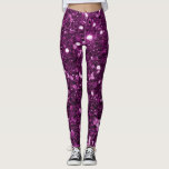 Lila Imitat-Glitzer-Glitzern Leggings<br><div class="desc">Bezaubernder großer lila Imitat-Glitter.
MERKEN SIE BITTE: Diese sind Ebene Druckgraphiken - keine angehobenen Teile.</div>