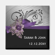 Lila IMITATE Band Vintag Brooche Hochzeit