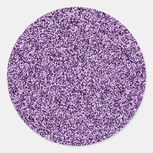 Lila Imitate Glitzer Umschlag Aufkleber (Vorderseite)