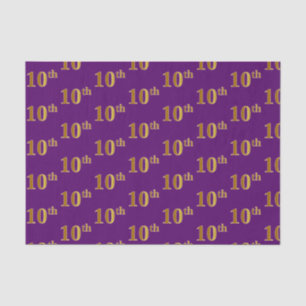 Lila, Imitate Gold 10. (10.) Event Tissue Paper Seidenpapier