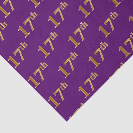 Lila, Imitate Gold 17. (siebzehnte) Veranstaltung Seidenpapier (Ausschnitt)