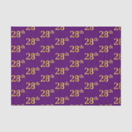 Lila, Imitate Gold 28. (Achtundzwanzigste) Veranst Seidenpapier