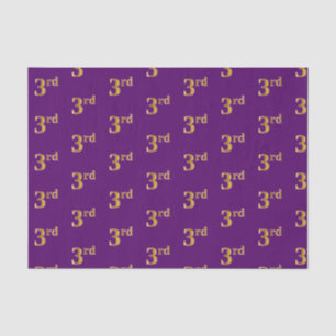 Lila, Imitate Gold 3. (Drittes) Event Tissue Paper Seidenpapier