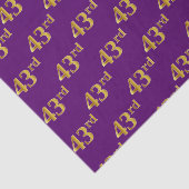 Lila, Imitate Gold 43. (43.) Event Seidenpapier (Ausschnitt)