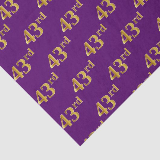 Lila, Imitate Gold 43. (43.) Event Seidenpapier (Ausschnitt)